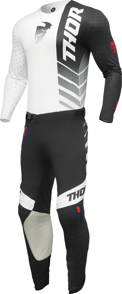 THOR Prime Analog Jersey - Black/White - Small 2910-7683