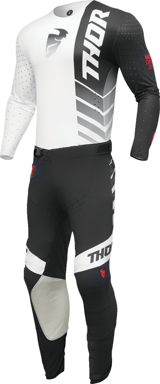 THOR Prime Analog Jersey - Black/White - 2XL 2910-7687