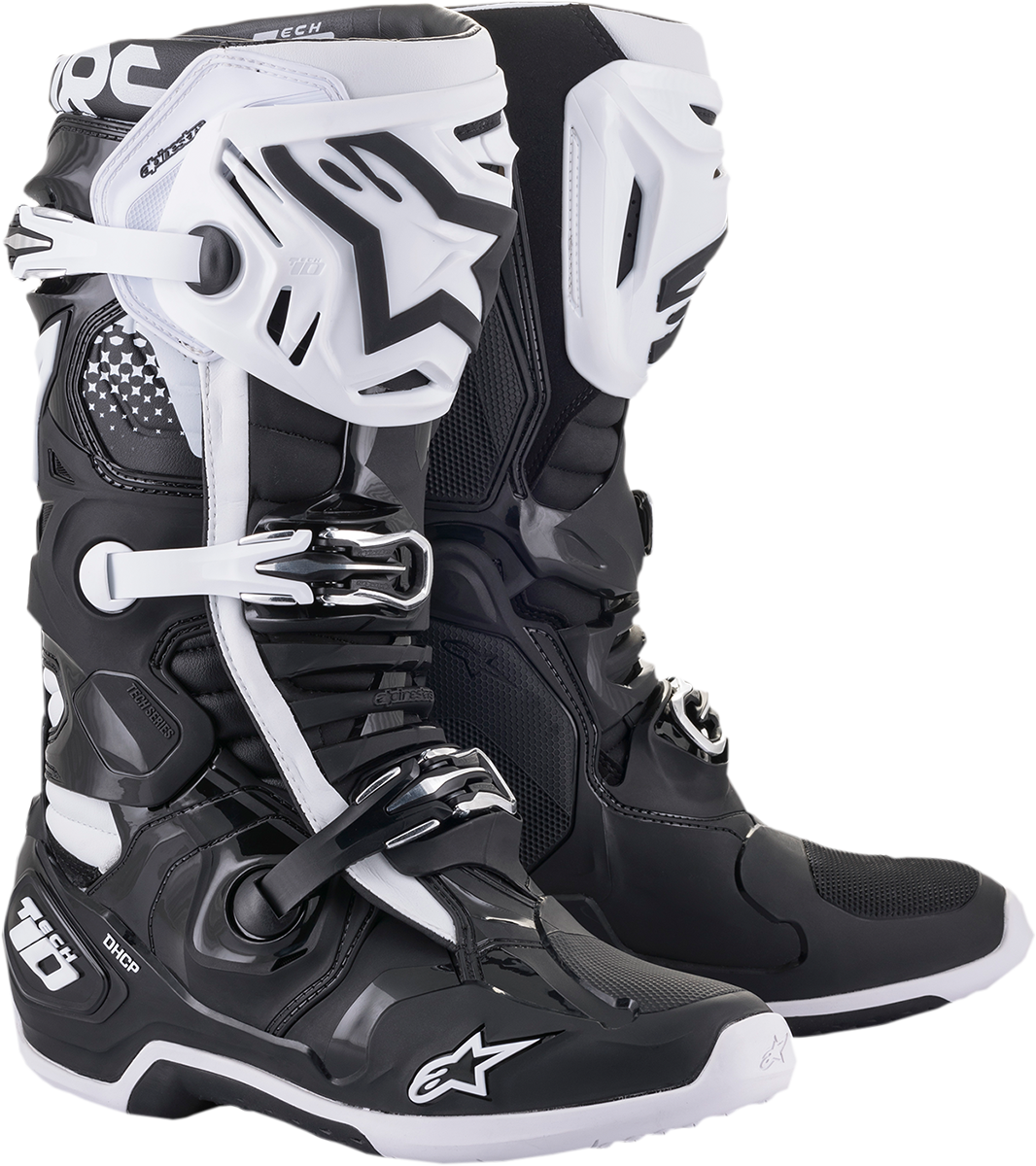 Botas ALPINESTARS Tech 10 - Negro/Blanco - US 10 2010020-12-10