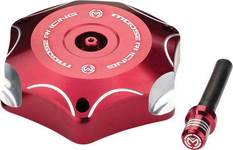 MOOSE RACING Gas Cap - Red - Honda T03-1132R