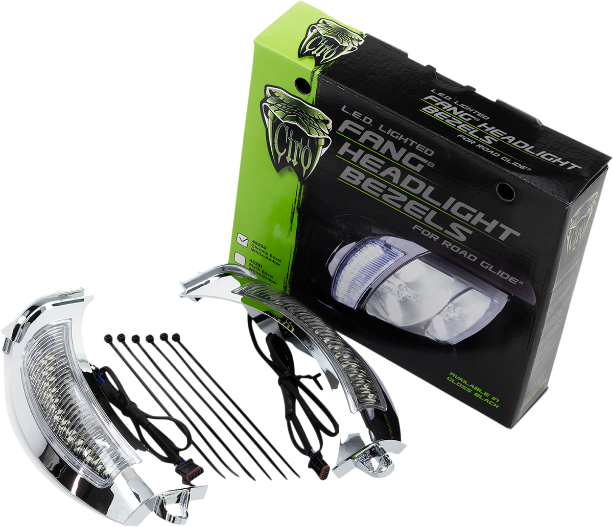 Bisel de faro CIRO - Cromo 45250 