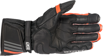 Guantes ALPINESTARS GP Plus R v2 - Negro/Rojo fluo - Pequeño 3556520-1030-S 