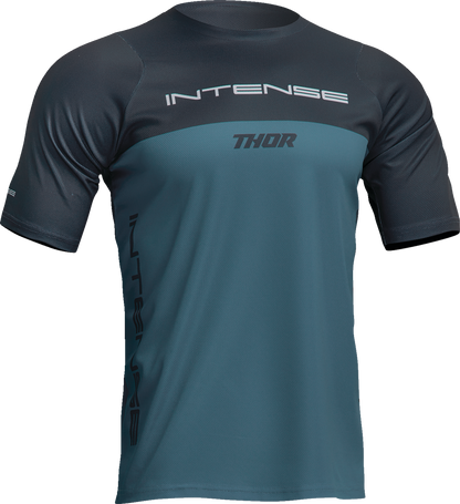 THOR Intense Assist Censis Jersey - Short-Sleeve - Teal/Midnight - Medium 5020-0218