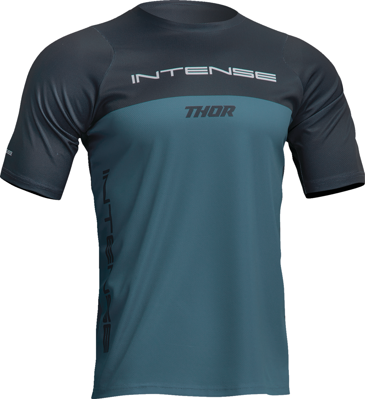 THOR Intense Assist Censis Jersey - Short-Sleeve - Teal/Midnight - Large 5020-0219