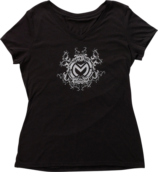 MOOSE RACING Women's Filigree T-Shirt - Black - Medium 3031-4025