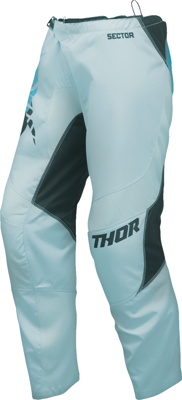 THOR Women's Sector Split Pants - Black/Blue - 3/4 2902-0335