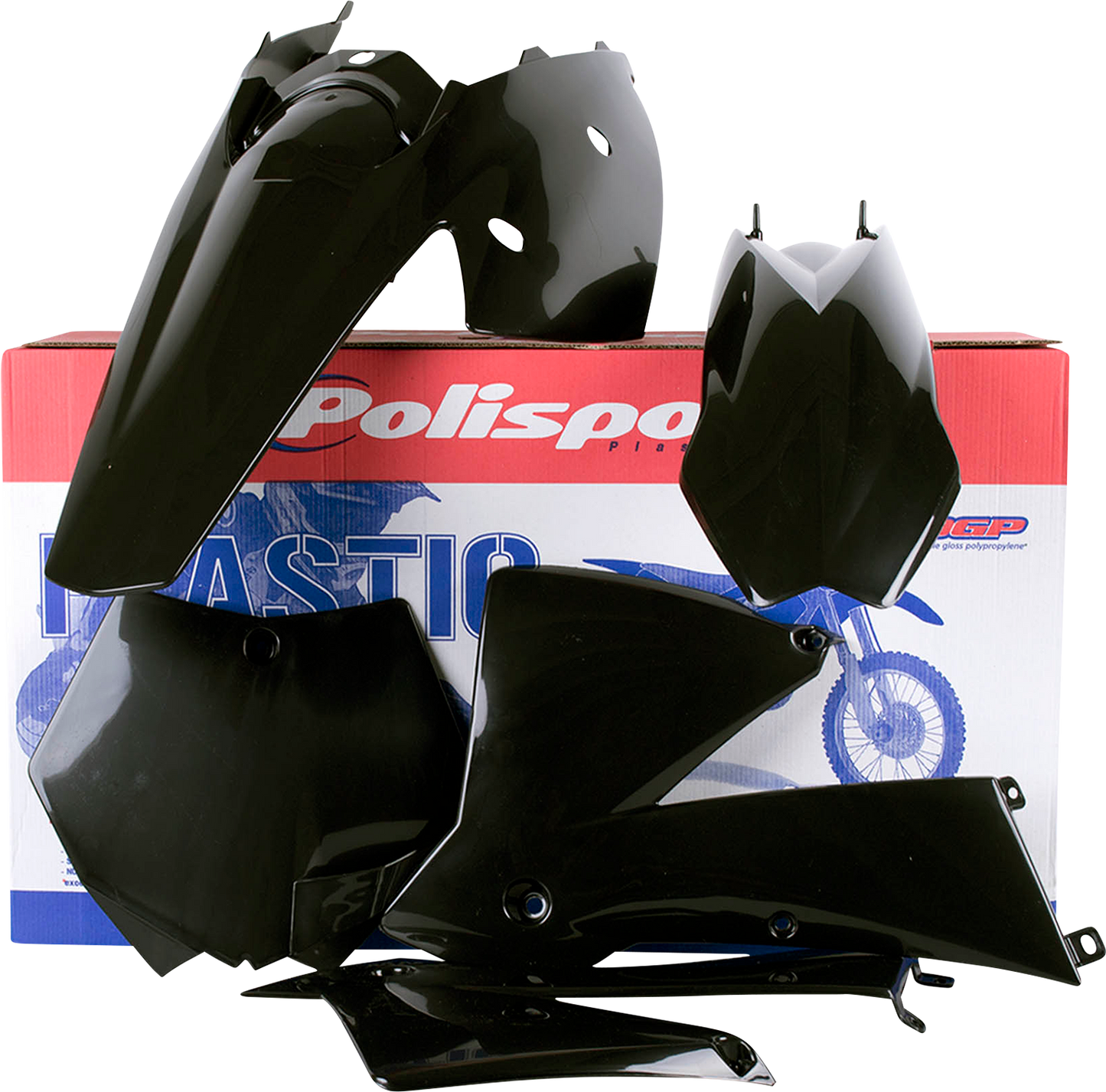 Kit de carrocería POLISPORT - Negro - SX 90194