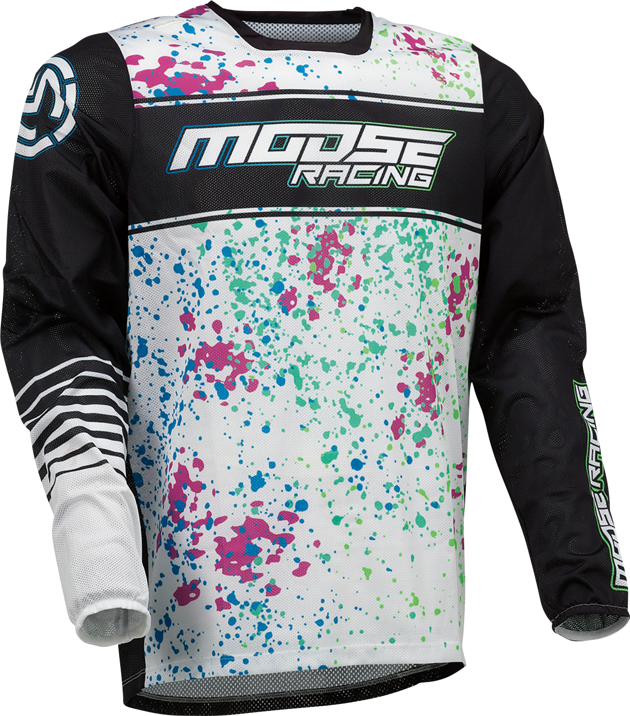 MOOSE RACING Sahara Jersey - Black/White - Large 2910-7440