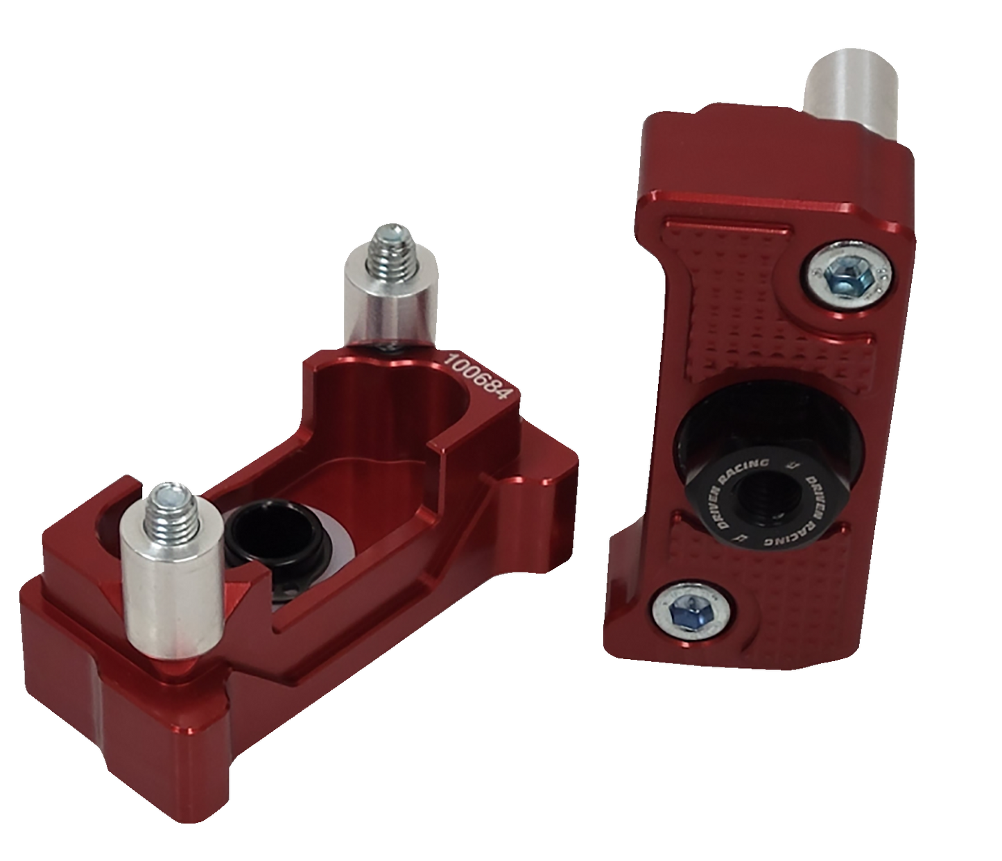 DRIVEN RACING Captive Axle Block Sliders - Red DRCAX-204RD