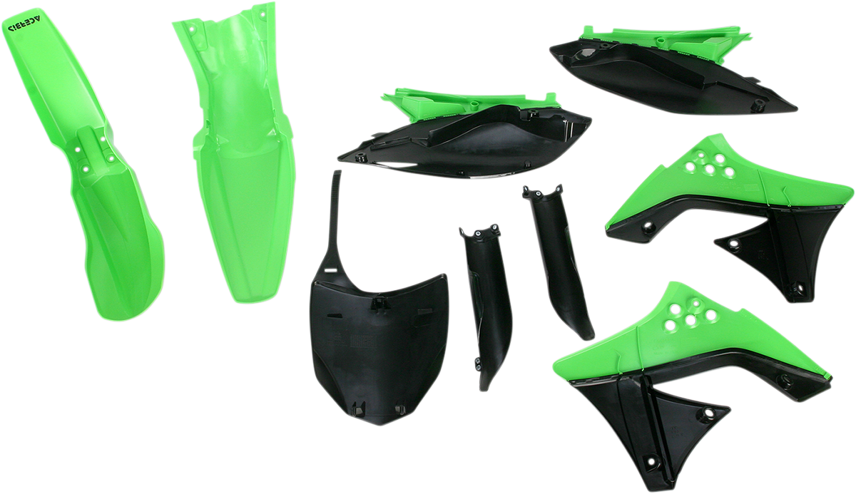 Kit de carrocería de repuesto completo ACERBIS - OEM verde/negro 2198050438