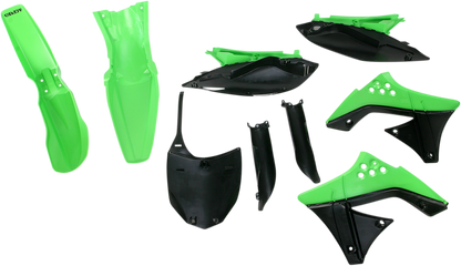 ACERBIS Full Replacement Body Kit - OEM Green/Black 2198050438