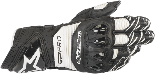 ALPINESTARS GP Pro RS3 Gloves - Black/White - 2XL 3556922-12-2X