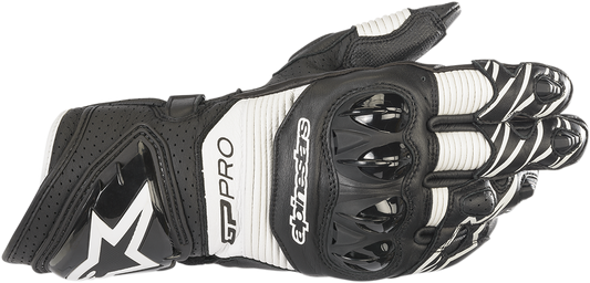 ALPINESTARS GP Pro RS3 Gloves - Black/White - 3XL 3556922-12-3X