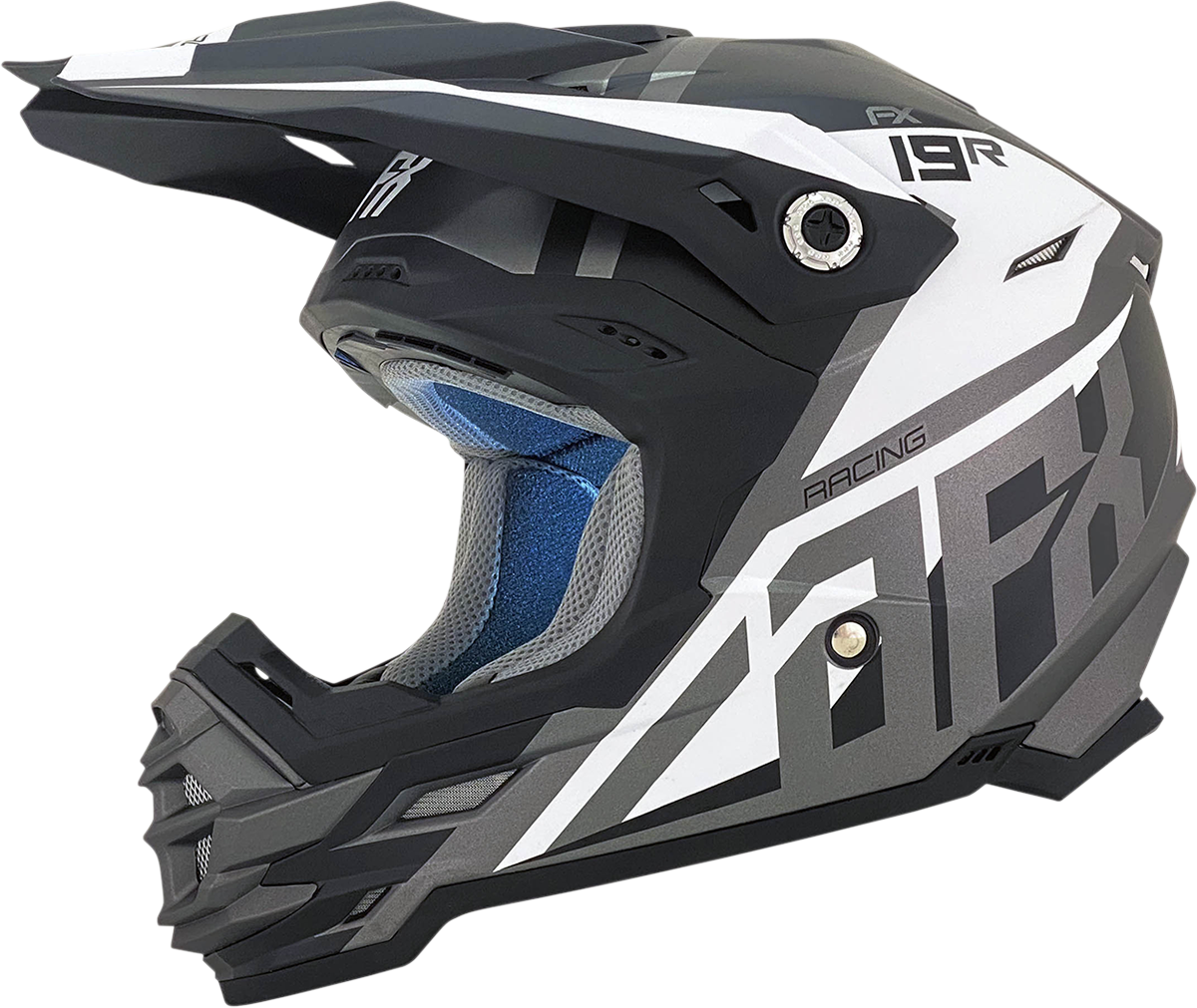 Casco AFX FX-19R - Racing - Gris escarcha - Grande 0110-7075 