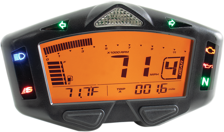 KOSO NORTH AMERICA DB-03R Digital LCD Meter - Universal Gauge BA038000