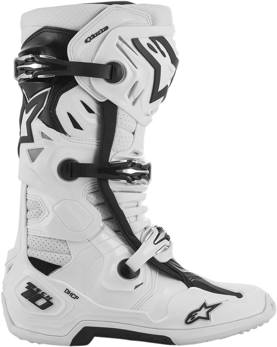 Botas superventiladas ALPINESTARS Tech 10 - Blanco - US 12 2010520-20-12 