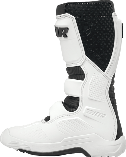 THOR Youth Blitz XR Boots - White/Black - Size 1 3411-0745