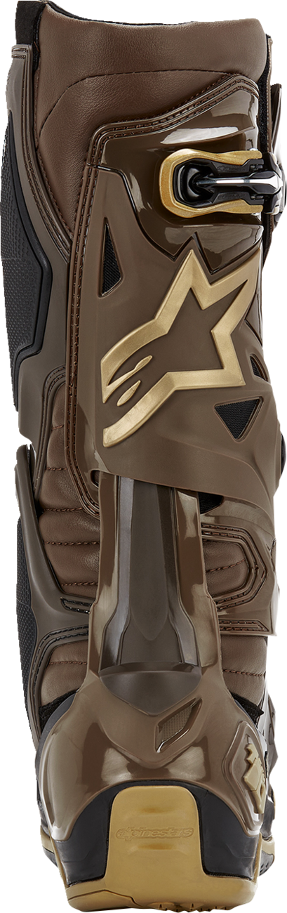 ALPINESTARS Limited Edition Squad '23 Tech 10 Boots - Brown/Gold - US 10 2010020-839-10