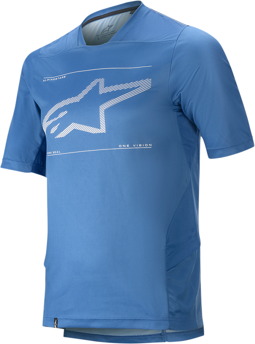 ALPINESTARS Drop 6.0 Jersey - Short-Sleeve - Blue - Large 1766320-7310-LG