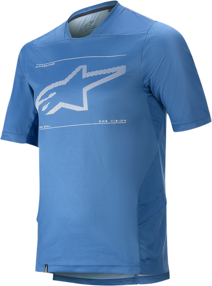 Camiseta ALPINESTARS Drop 6.0 - Manga corta - Azul - Pequeña 1766320-7310-SM 