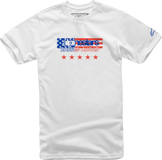 ALPINESTARS USA Again T-Shirt - White - 2XL 12137261020XXL