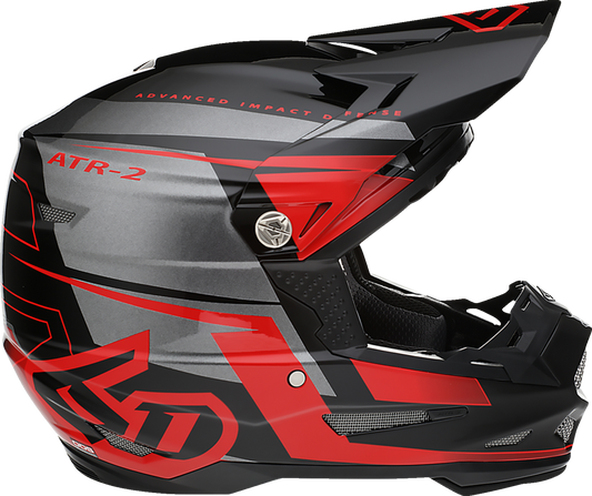 6D ATR-2 Helmet - Mach - Red/Gray/Black - 2XL 12-3329