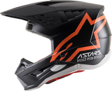 ALPINESTARS SM5 Helmet - Compass - Matte Black/Orange Fluo - Large 8303321-1149-LG