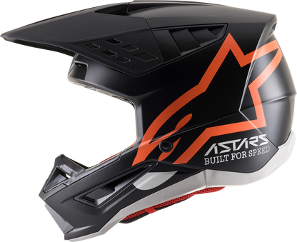 ALPINESTARS SM5 Helmet - Compass - Matte Black/Orange Fluo - XS 8303321-1149-XS