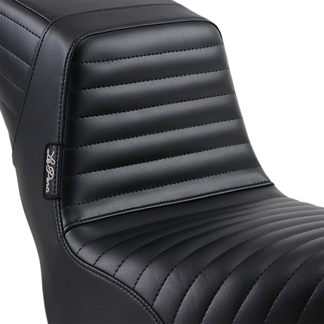 LE PERA Kickflip Seat - Pleated - Black - Softail '18-'21 LYB-590PT