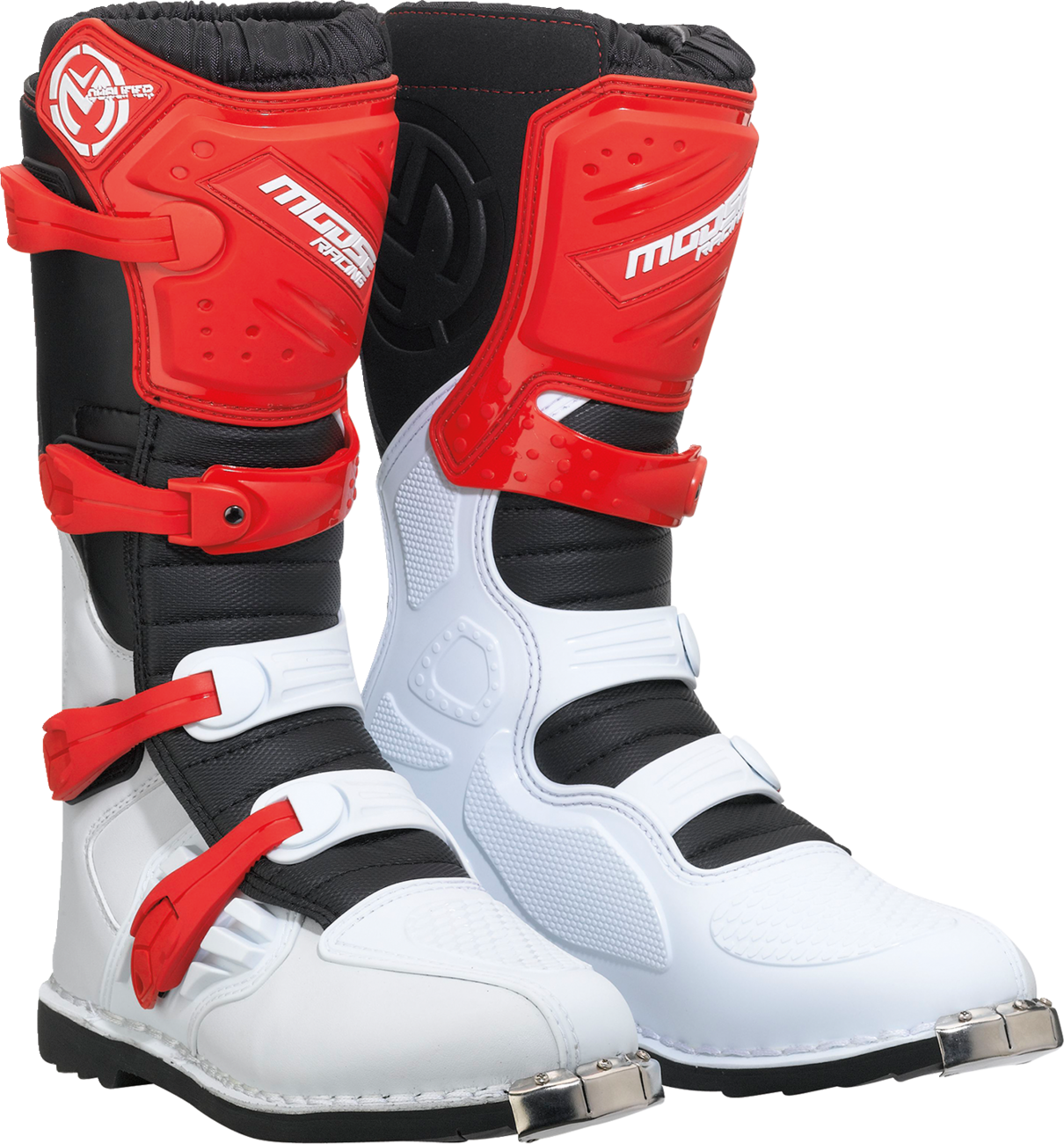 MOOSE RACING Qualifier Boots - Red - Size 7 3410-2590