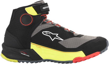 Zapatos ALPINESTARS CR-X Drystar - Negro/Rojo/Amarillo Fluorescente - US 9.5 261182015390 