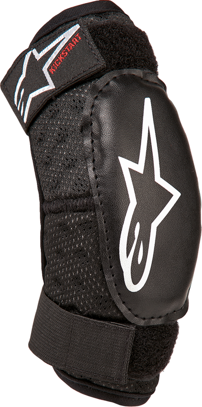 ALPINESTARS Youth Bionic Action Kickstart Guards - Elbow - Black/Red - 7/9 6540824-13-7/9