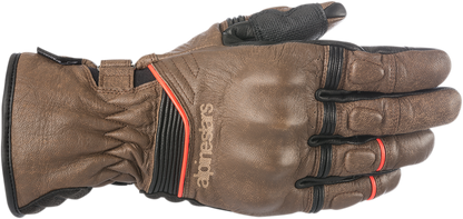 ALPINESTARS Caf Divine Drystar Leather Gloves - Brown/Black - XL 3528318-82-XL