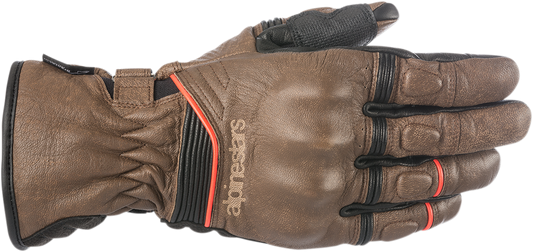 ALPINESTARS Caf Divine Drystar Leather Gloves - Brown/Black - XL 3528318-82-XL