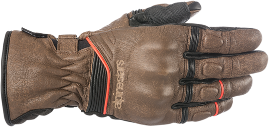 ALPINESTARS Café Divine Drystar® Leather Gloves - Brown/Black - 3XL 3528318-82-3X