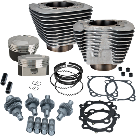 S&S CYCLE Hooligan Kit - 1200-1250 - Silver 910-0702