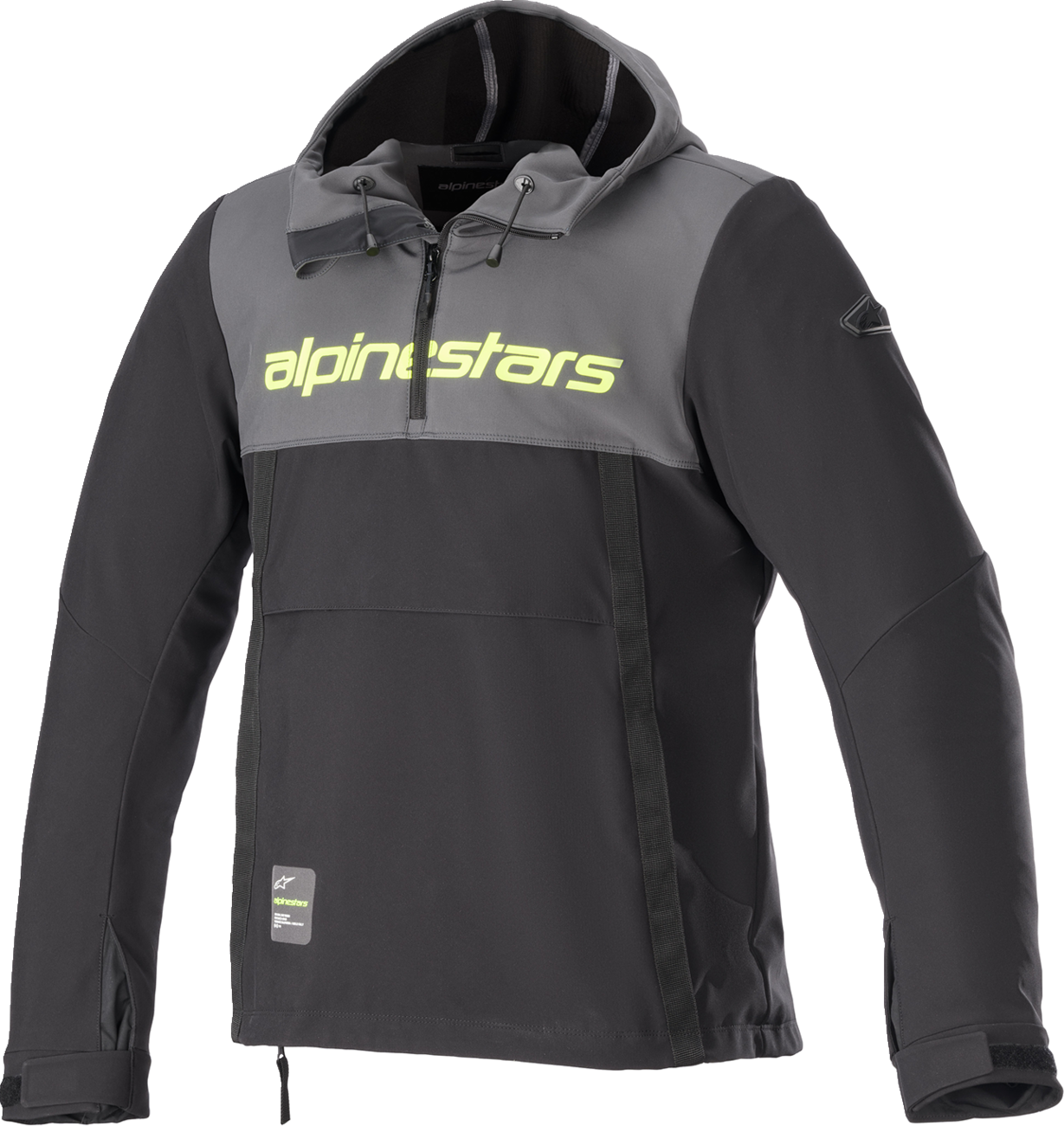 ALPINESTARS Sherpa Jacket - Black/Gray/Yellow - 2XL 4208123-9151-2X