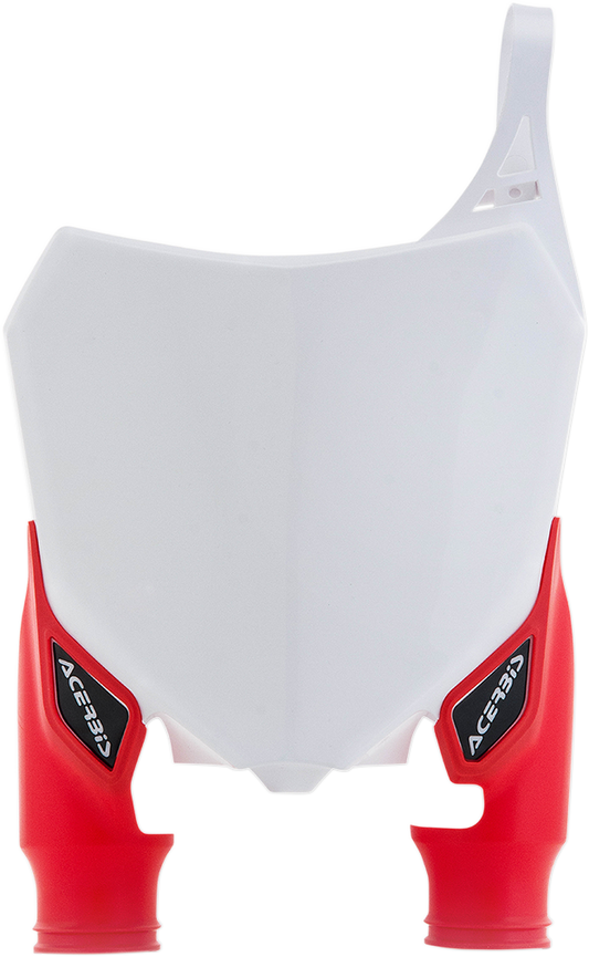 ACERBIS Raptor Number Plate - White/Red 2527411030
