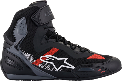 Zapatos ALPINESTARS Faster-3 Rideknit - Negro/Gris/Rojo - US 7.5 2510319116575