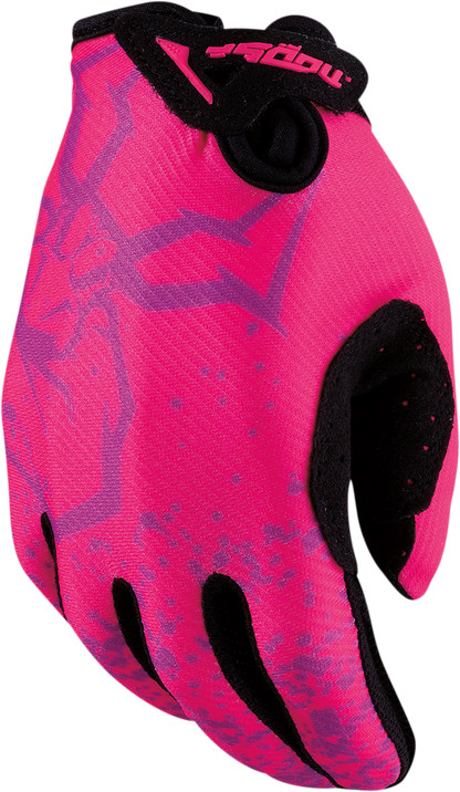 MOOSE RACING Youth SX1™ Gloves - Pink - Large 3332-1700