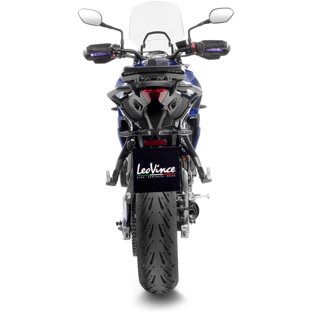 LEOVINCE LV One EVO FULL SYSTEM Muffler Black Trident/TIGER SPORT 660 2021 - 2022 14385EB