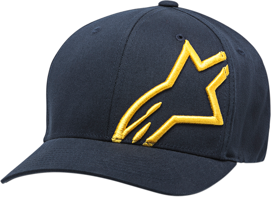 ALPINESTARS Corp Shift 2 Hat - Navy/Gold - Small/Medium 1032810087059SM