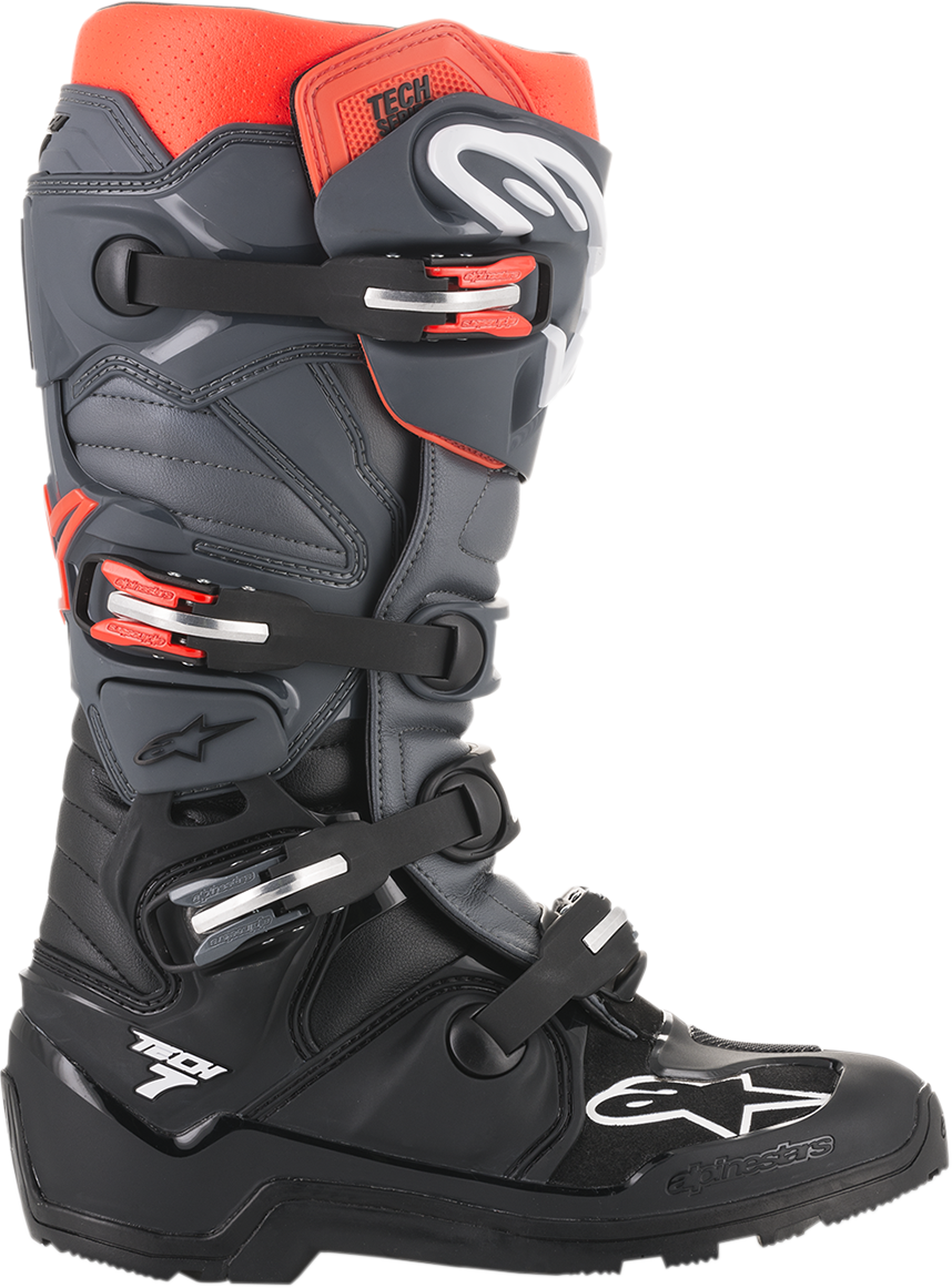 ALPINESTARS Tech 7 Enduro Boots - Black/Gray - US 14 2012114113314