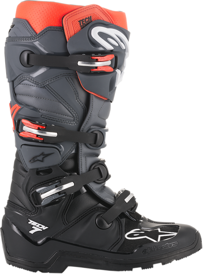 ALPINESTARS Tech 7 Enduro Boots - Black/Gray - US 14 2012114113314