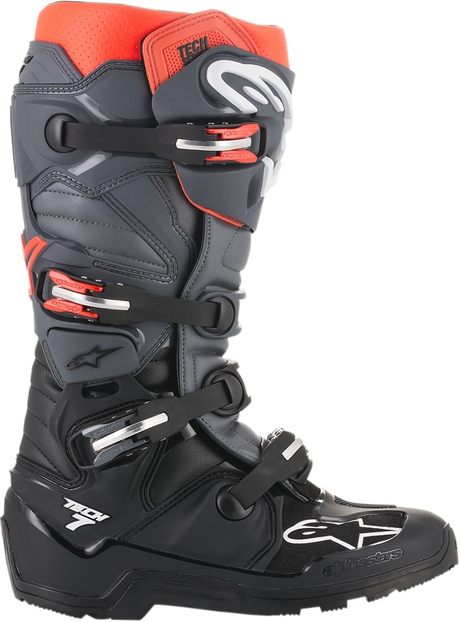 ALPINESTARS Tech 7 Enduro Boots - Black/Gray - US 12 2012114113312