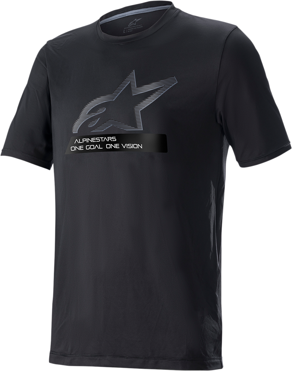 Camiseta ALPINESTARS Ageless V3 Tech - Negro - Grande 1100022-10-LG 