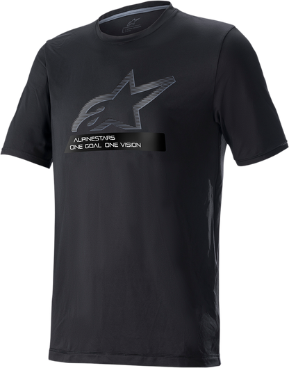 Camiseta ALPINESTARS Ageless V3 Tech - Negro - Mediano 1100022-10-MD