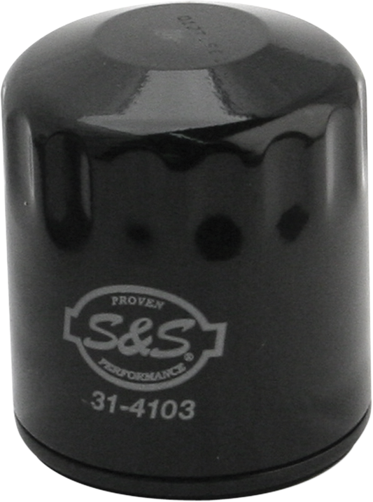 S&S CYCLE Oil Filter - Black 31-4103A