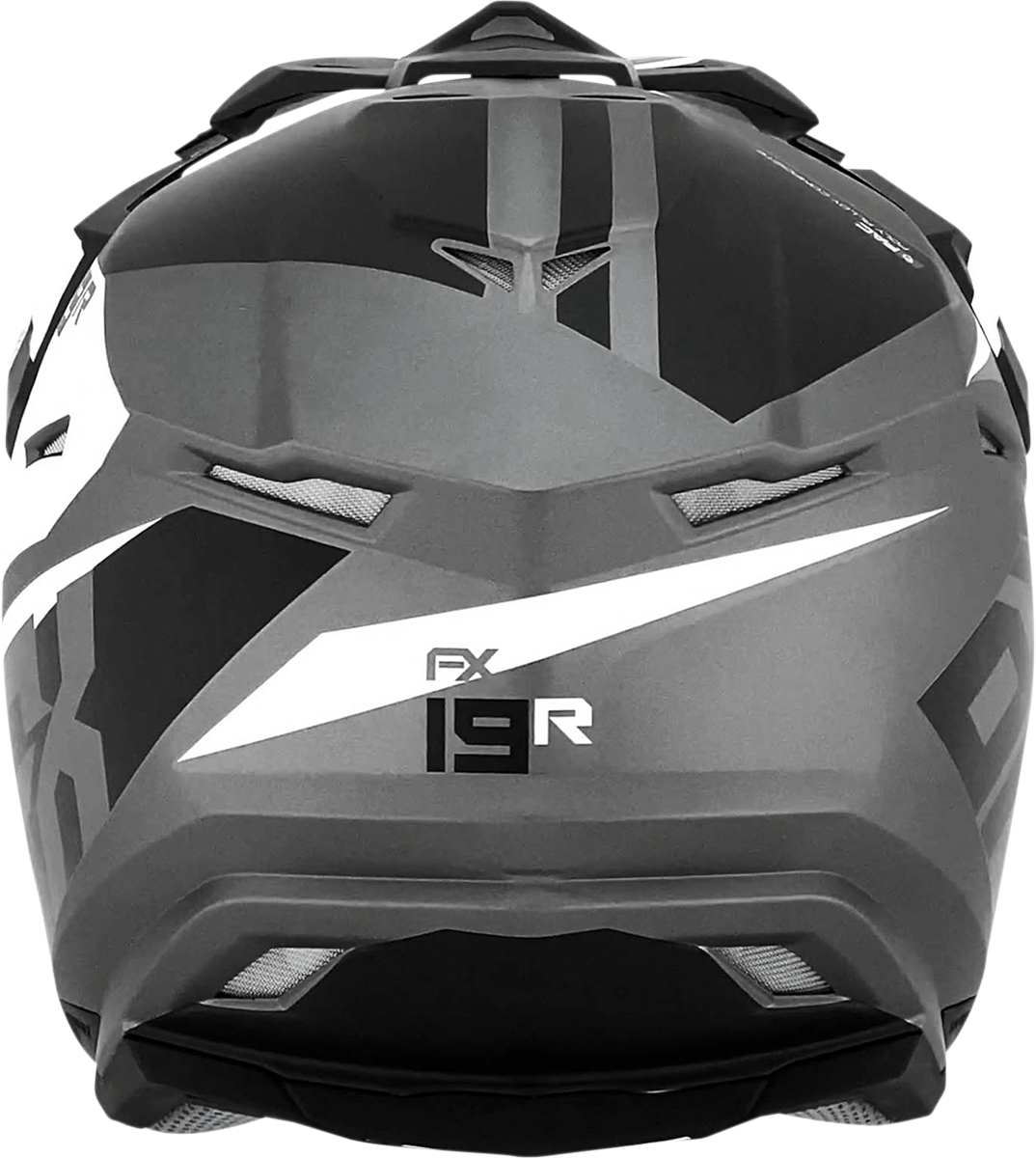 Casco AFX FX-19R - Racing - Gris escarcha - Grande 0110-7075 