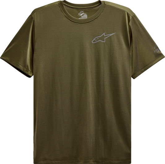 Camiseta ALPINESTARS Pursue Performance - Verde militar - Mediana 123272010690M
